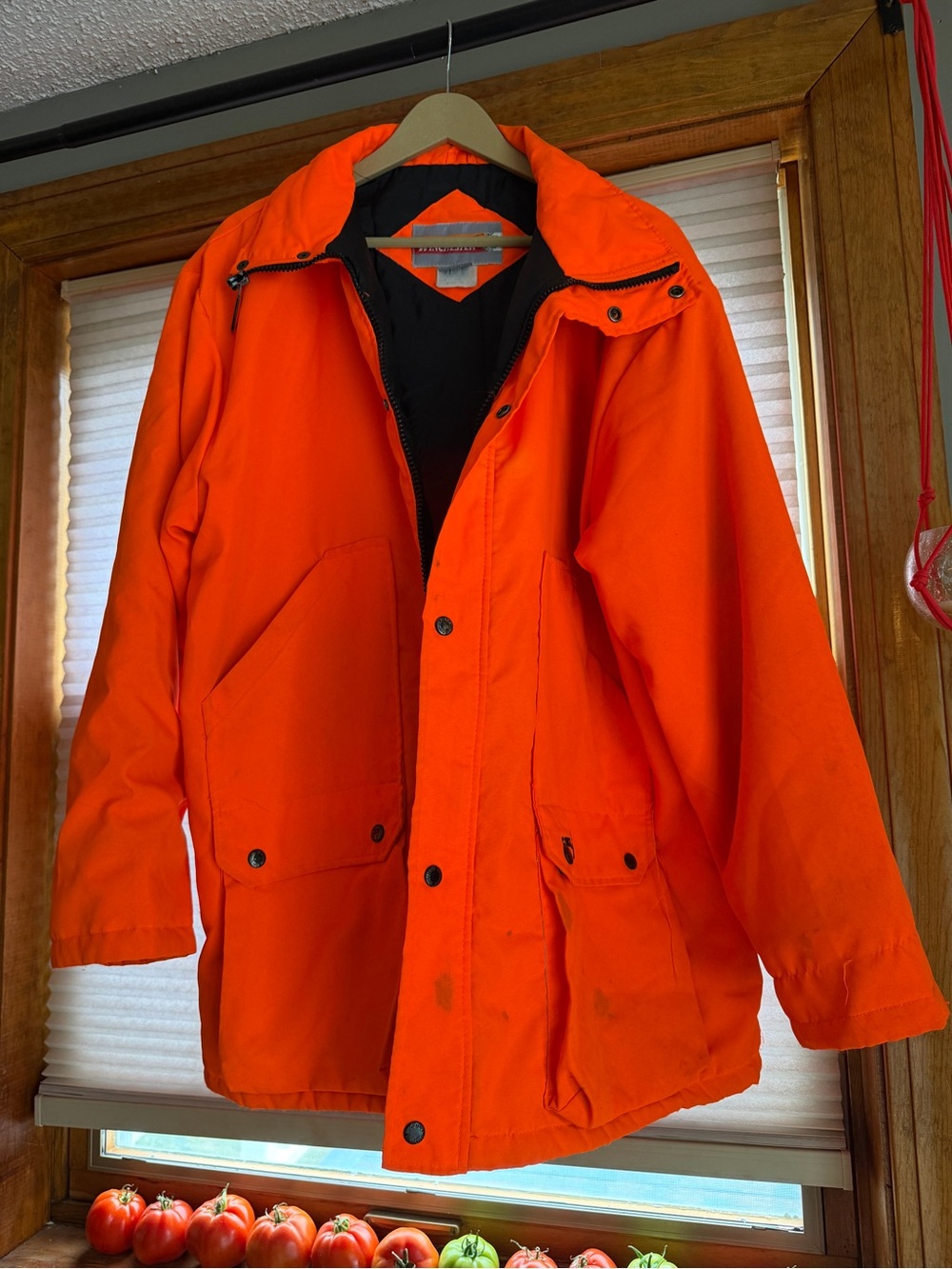 Winchester Men's Orange Parka Jacket - Heavyweight Outdoor Coat xl 0136